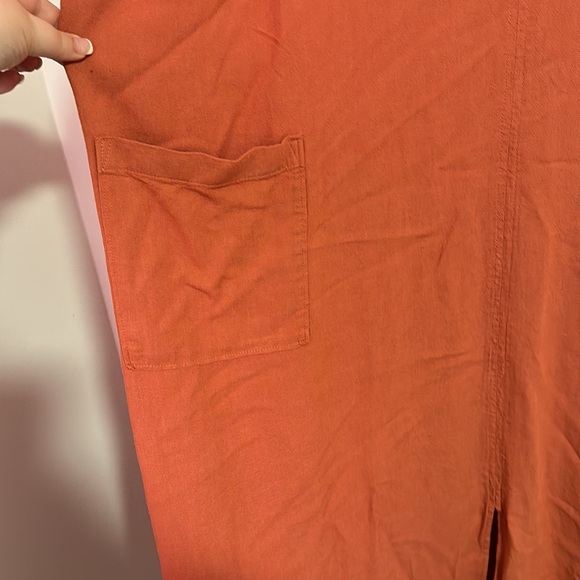 Old Navy Dress NWT 2X Orange Sleeveless - Picture 5 of 6